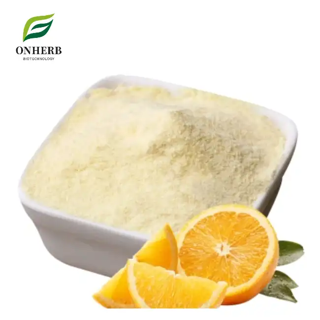 Matam-is nga Orange nga Fruit Powder