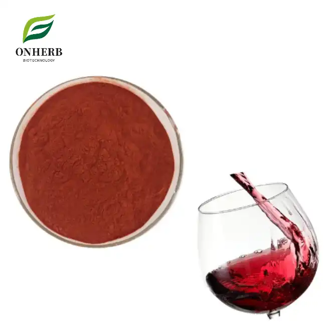 Red Grape Wine Extract Red Wine Polyphenols Powder