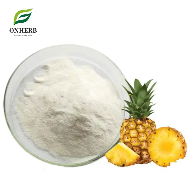 Food Grade Bromelain Enzyme Pineapple Extract Plant-Based Bromelin Bromelain Powder