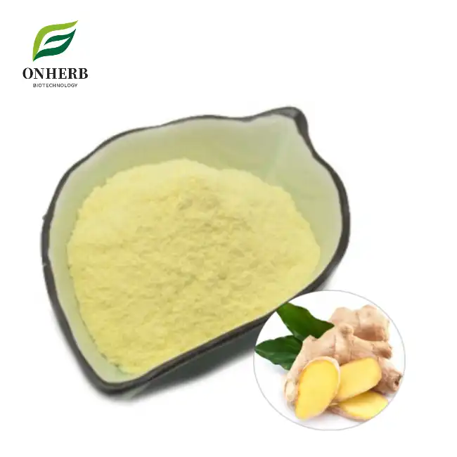 Matunaw sa tubig Ginger root extract Gingerol Powder
