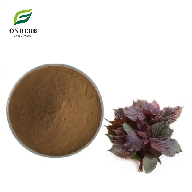 perilla frutescens dahon extract powder