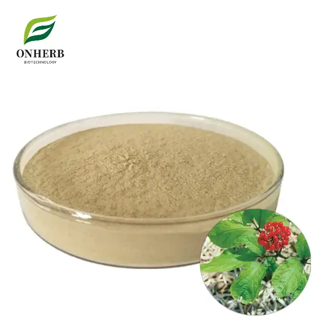 Matunaw sa Tubig Panax Ginseng Root Extract Ginsenosides Powder